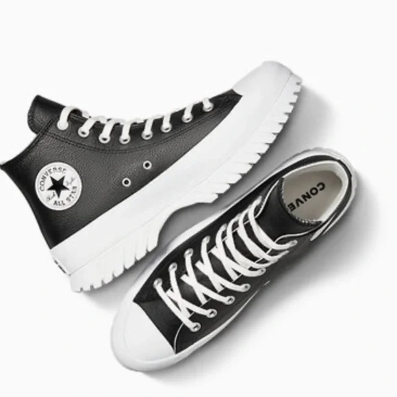 Converse Black Genuine Leather Chuck Taylor All Star Lugged 2.0 - Picture 4 of 6